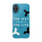 Back view of Bible Verse phone case, protective, Christian phone accessory, faith-based phone cover, faith christian accessory