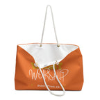 Don't Worry, Worship Tote -Ember Orange