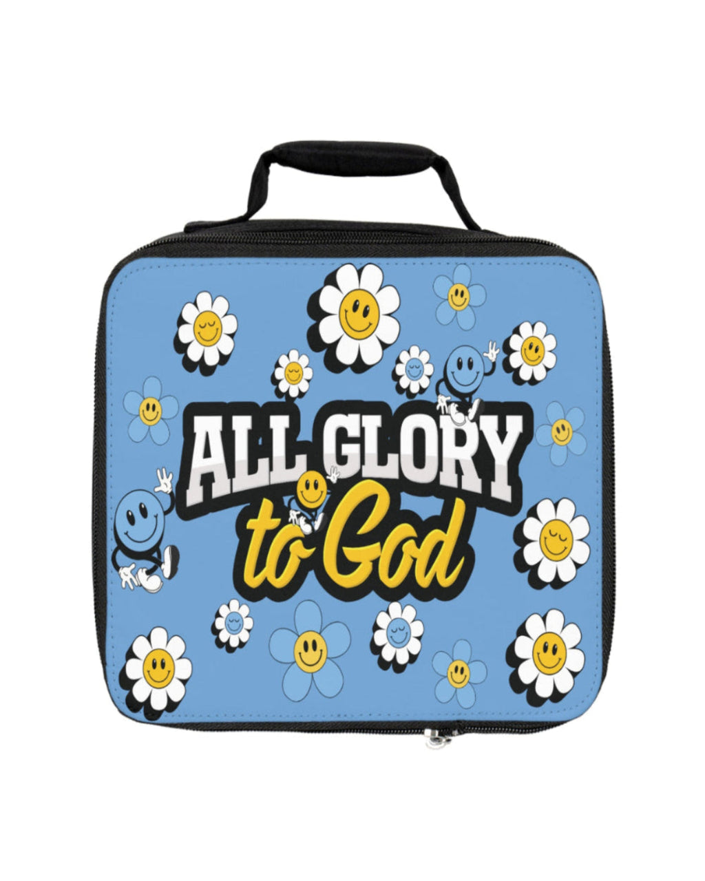 All Glory to God insulated lunch box, durable, faith lunch box, Christian kids accessory, christian lunch bag