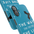 Back view of Bible Verse phone case, protective, Cute christian phone case, Jesus phone case, faith christian aesthetic 