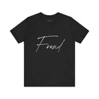 Found tee, black, unisex fit, faith Christianity faith apparel, Christian streetwear
