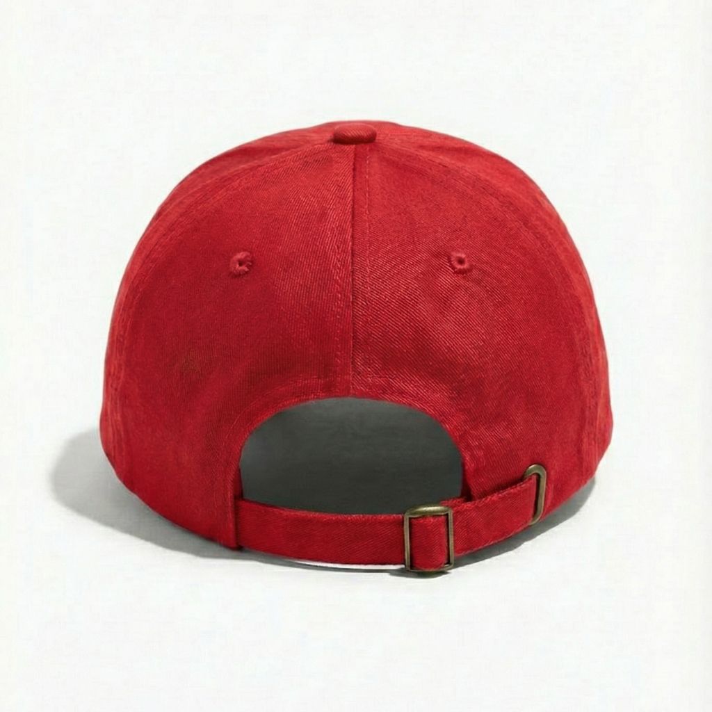 Embroidered Worship Hat- Cranberry